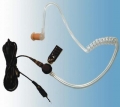 1 Wire Acoustic tube ear peice - Reinforced Kevlar wire.